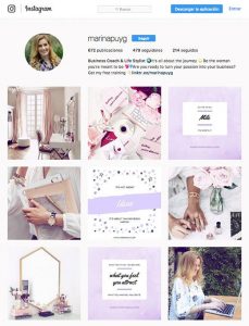 Cómo crear imágenes acorde a la identidad visual de tu marca para captar clientes en Instagram (Marina Puy)